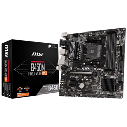 MSI B450M PRO-VDH MAX 3866MHz(OC) DDR4 Soket AM4 M.2 HDMI DVI VGA mATX Anakart