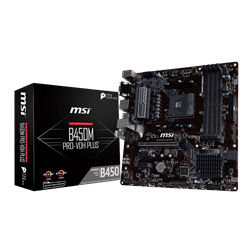 MSI B450M PRO-VDH PLUS 3466MHz(OC) DDR4 Soket AM4 M.2 HDMI DVI VGA mATX Anakart
