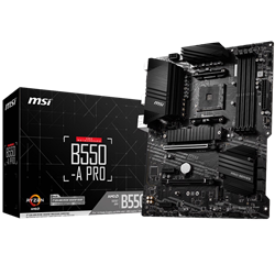 MSI B550-A PRO 4400MHz(OC) DDR4 Soket AM4 M.2 HDMI DP ATX Anakart