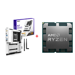 NZXT N7 B850 Anakart + AMD Ryzen 5 7600 İşlemci Bundle Paket