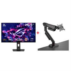 ASUS ROG Strix XG27ACDMS 26.5" OLED Monitör + ROG Ergo 49" Askı Aparatı Bundle Paket