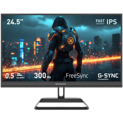 GameBooster GB-25F320FF 24.5" 300Hz 0.5ms HDMI DP FreeSync G-Sync HDR400 FHD Fast IPS Gaming Monitör