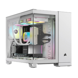 CORSAIR iCUE LINK 2500X RGB USB 3.2 Type-C Çift Odalı Beyaz mATX Kasa