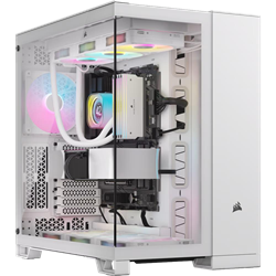 CORSAIR iCUE LINK 6500X RGB USB 3.2 Type-C Çift Odalı Beyaz ATX Mid-Tower Kasa