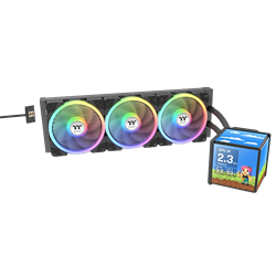 Thermaltake MINECUBE 360 Ultra 3,95" TFT LCD 3x120mm ARGB İşlemci Sıvı Soğutucu