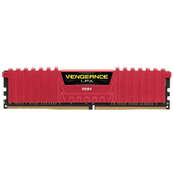CORSAIR 8GB Vengeance LPX Kırmızı 2666MHz CL16 DDR4 Single Kit Ram