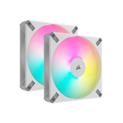 CORSAIR iCUE AF140 RGB ELITE 140mm PWM Beyaz İkili Kasa Fanı