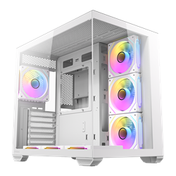 ANTEC CX Mirror Tempered Glass ARGB ATX Mid Tower Beyaz Bilgisayar Kasası