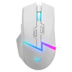 Rampage DROP M3 10000DPI Kablosuz RGB Beyaz Gaming Mouse