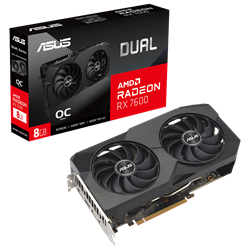 ASUS Radeon RX 7600 DUAL EVO OC Edition 8GB GDDR6 128 Bit Ekran Kartı