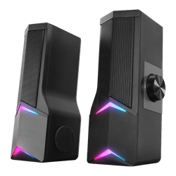 Rampage Elegant x10 2.0 Bluetooth RMS 3W*2 RGB Işıklı Muldimedia USB 5V 45dB Gaming Speaker
