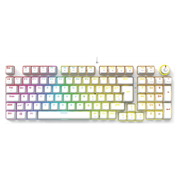 Rampage ENIGMA RGB Red Switch Kablolu Beyaz Gaming Klavye
