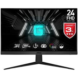 MSI G2412F 24" 180Hz 1ms HDMI DP Adaptive-Sync FHD Rapid IPS Gaming Monitör