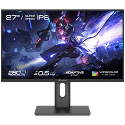 GameBooster GB-2729FF 27" 280Hz 0.5ms HDMI DP FreeSync G-Sync Pivot HDR10 FHD SS IPS Gaming Monitör