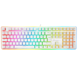 GameBooster G918 Fire Storm RGB Blue Switch Beyaz Mekanik Gaming Klavye