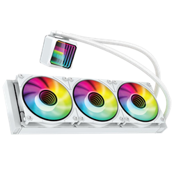 GameBooster SHIELD 360 Rainbow 360mm Beyaz İşlemci Sıvı Soğutucu