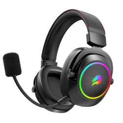 GameBooster WBH44  RGB Wireless 2.4G+BT Siyah Kablosuz Gaming Kulaklık