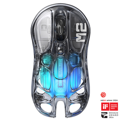 GravaStar Mercury M2 RGB 26000 DPI 1000Hz Siyah Şeffaf Kablosuz Gaming Mouse