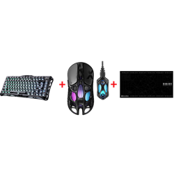 GravaStar Mercury V75 Klavye + GravaStar Mercury XPro Mouse + GravaStar Mouse Pad Bundle Paket