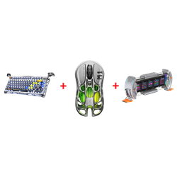 GravaStar Mercury K1 Pro Klavye + GravaStar Mercury M1 Pro Mouse + Divoom Times Gate 5 RGB Gaming Aksesuar Bundle Paket