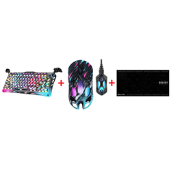 GravaStar Mercury V75 Pro Klavye + GravaStar Mercury XPro Mouse + GravaStar Mouse Pad Bundle Paket