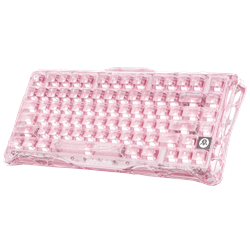 GravaStar Mercury K1 Lite RGB Linear Switch Crystal Rose Kablosuz Gaming Klavye