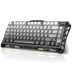 GravaStar Mercury K1 RGB Linear Key Switch İngilizce Q Gradient Black Kablosuz Gaming Klavye
