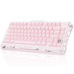 GravaStar Mercury K1 RGB Linear Key Switch İngilizce Q Sakura Pink Kablosuz Gaming Klavye