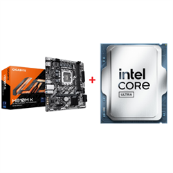 GIGABYTE H810M K Anakart + INTEL Core Ultra 5 225F İşlemci Bundle Paket