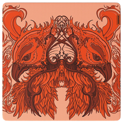 Rampage HYDRA Phoneix Taiwan Natural Rubber XL Gaming Mouse Pad