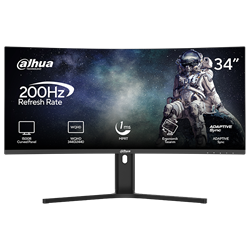 DAHUA LM34-E330CA 34" 200Hz 1ms HDMI DP Adaptive Sync HDR10 WQHD VA Curved 1500R Gaming Monitör