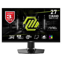 MSI 27" MAG 274UPF E2 160Hz 0.5ms(GtG) HDMI DP Type-C(15W) FreeSync HDR400 Pivot UHD Rapid IPS Gaming Monitör