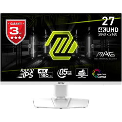 MSI MAG 274URFW 27" 160Hz 0.5ms HDMI DP Type-C FreeSync Premium Pivot HDR400 UHD Rapid IPS Gaming Monitör