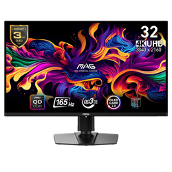 MSI MAG 321UP QD-OLED 31.5" 165Hz 0.03ms HDMI DP Type-C FreeSync Premium Pro Pivot HDR400 UHD QD-OLED Gaming Monitör