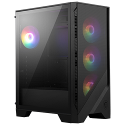 MSI MAG FORGE 121A B75 PCIE5 II 750W 80+ Bronze Tempered Glass RGB Siyah ATX Bilgisayar Kasası