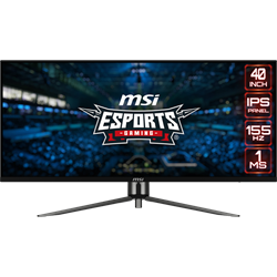 MSI 40" MAG401QR 155Hz 1ms HDMI DP HDR 400 Adaptive Sync UWQHD IPS Gaming Monitör