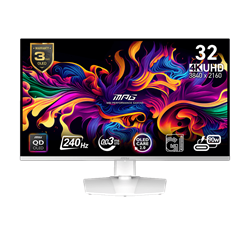 MSI MPG 321URXW QD-OLED 31.5" 240Hz 0.03ms HDMI DP Type-C USB 2.0 AdaptiveSync Pivot HDR400 UHD QD-OLED Gaming Monitör