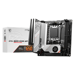 MSI MPG B650I EDGE WIFI 7200MHz(OC) DDR5 Soket AM5 HDMI M.2 USB 3.2 mITX Anakart