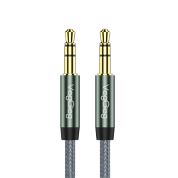 VegGieg 3.5mm Jack TRS Hi-Fi Örgülü AUX Ses Kablosu 2 Metre