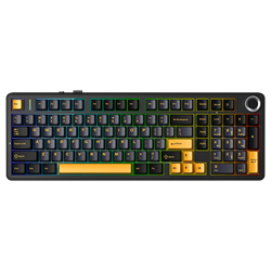 Aula F99 Pro 3 Modlu RGB Hot Swap Mekanik Star Vector Switch Siyah Kablosuz Gaming Klavye