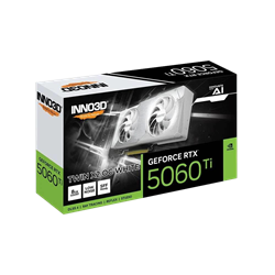 INNO3D GeForce RTX 5060 Ti 8GB TWIN X2 OC WHITE 8GB GDDR7 128Bit DLSS 4 Ekran Kartı