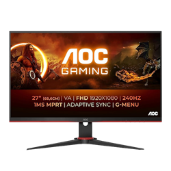 AOC 27G2ZNE 27" 240Hz 1ms HDMI DP AdaptiveSync FHD VA Gaming Monitör