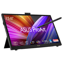 ASUS 15.6" ProArt Display PA169CDV 60Hz 10ms GtG HDR10 32:9 USB-C UHD IPS Dokunmatik Taşınabilir USB Monitör