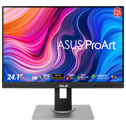 ASUS 24.1" ProArt Display PA248QV 75Hz 5ms sRGB VGA HDMI DP 4xUSB Adaptive-Sync IPS WUXGA Monitör
