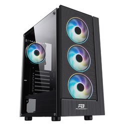 POWER BOOST VK-P3301B 500W Mesh Panel USB 3.0 Mid Tower Kasa