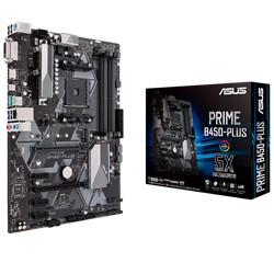 ASUS PRIME B450-PLUS 4400MHz OC DDR4 Soket AM4 M.2 DVI HDMI ATX Anakart