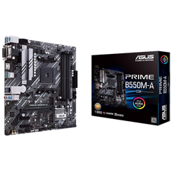 ASUS PRIME B550M-A/CSM 4600MHz OC DDR4 Soket AM4 M.2 HDMI VGA DVI mATX Anakart