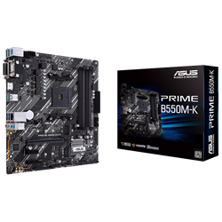 ASUS PRIME B550M-K 4600MHz OC DDR4 Soket AM4 M.2 HDMI VGA DVI mATX Anakart