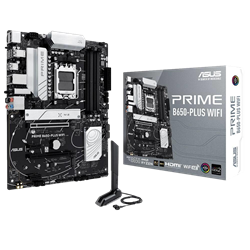 ASUS PRIME B650 PLUS WIFI 7600MHz OC DDR5 Soket AM5 M.2 HDMI DP ATX Anakart