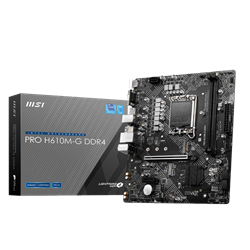 MSI PRO H610M-G DDR4 3200MHz(OC) DDR4 Soket 1700 M.2 HDMI DP VGA mATX Anakart